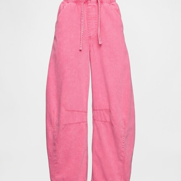 GAP mid rise ultra soft easy horseshoe jeans in sugar pink (L) - Picture 3 of 16